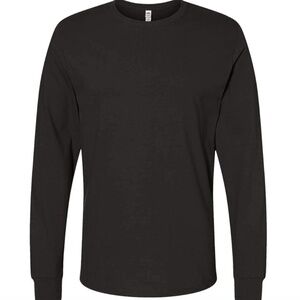 Unisex ICONIC Black Long Sleeve T-Shirt NEW